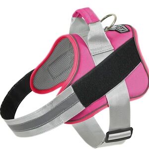 Bolux Pink and Gray Dog Harness